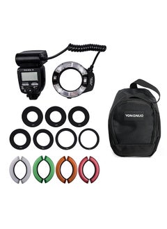 YONGNUO Macro Ring Flash Camera Speedlite GN18 TTL Auto/ Manual Flash 5600K 3s Recycle Time  - Image 1