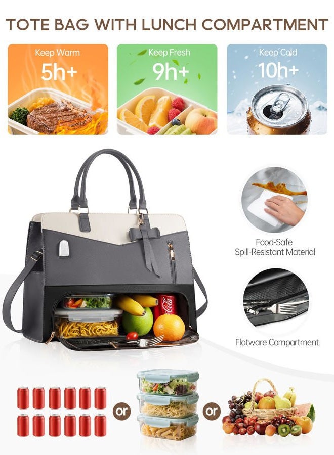 Tiostep Lunch Bag, Mix Black Gray - Image 3