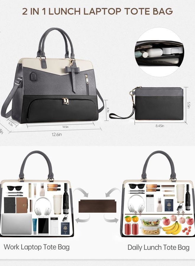 Tiostep Lunch Bag, Mix Black Gray - Image 5