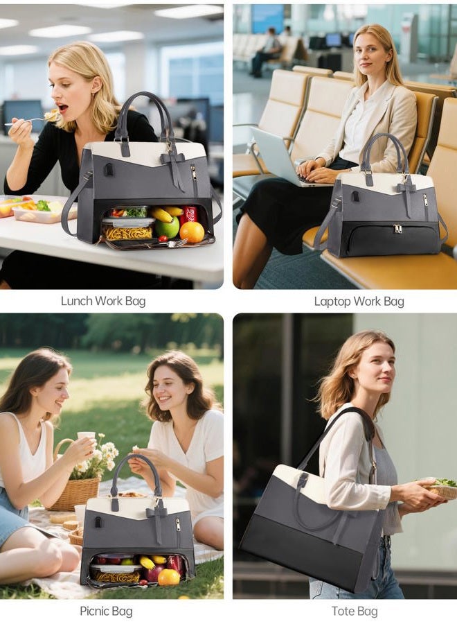 Tiostep Lunch Bag, Mix Black Gray - Image 2