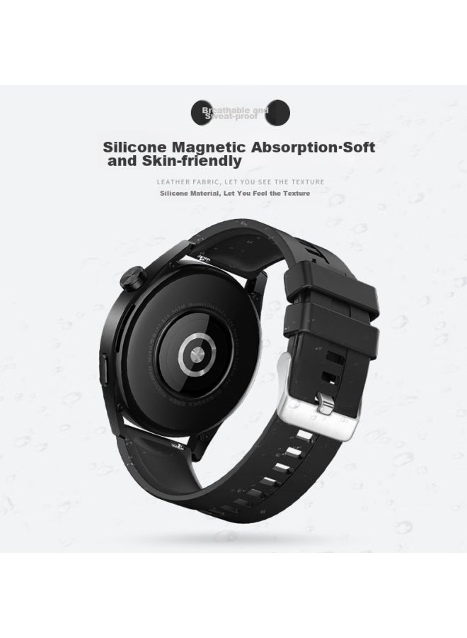 BHO Suitable For Huawei Watch Straps, Gt5Pro/Gt4/Gt3Pro/Gt2 Sports Silicone Watch Bands, Watch4/Watch3/New/Honor Magic2 Watch Straps - Image 4