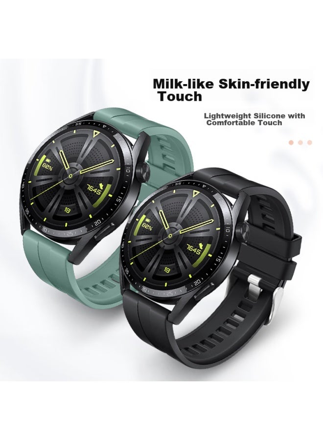 BHO Suitable For Huawei Watch Straps, Gt5Pro/Gt4/Gt3Pro/Gt2 Sports Silicone Watch Bands, Watch4/Watch3/New/Honor Magic2 Watch Straps - Image 3