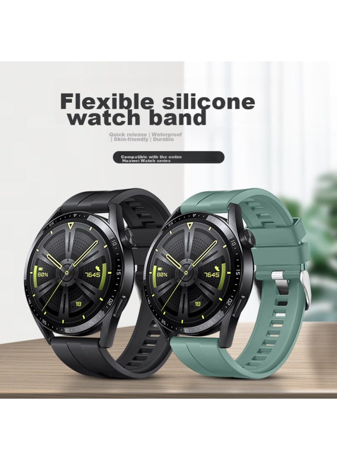 BHO Suitable For Huawei Watch Straps, Gt5Pro/Gt4/Gt3Pro/Gt2 Sports Silicone Watch Bands, Watch4/Watch3/New/Honor Magic2 Watch Straps - Image 2