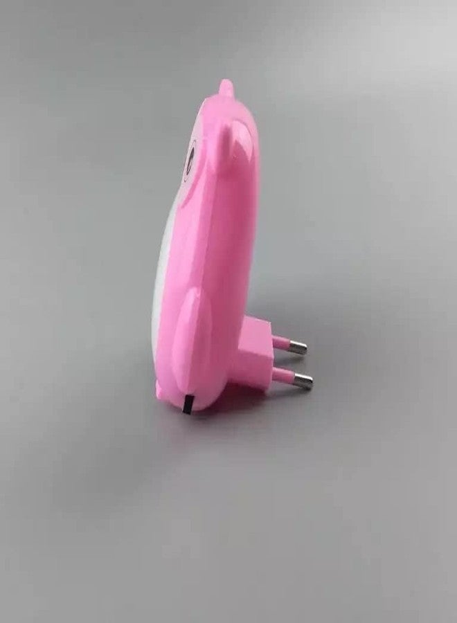 أسينشين مصباح ليلي بلاستيكي على شكل بومة من أسينشن، مثالي للأطفال الرضع، هدية رائعة لحفلات أعياد الميلاد، متعدد الألوان (عبوة من قطعتين). - Image 3