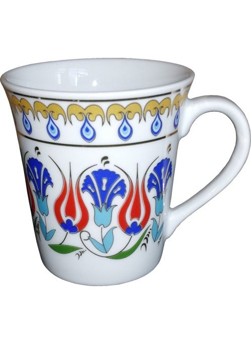 PRT 89 Gold Gilded Tulip Carnation Tile Patterned Porcelain Mug - pzsku/ZA1D3BDB22A957DB165D2Z/45/_/1730513905/1e81b65e-d914-48f3-953c-5138389f8dd5