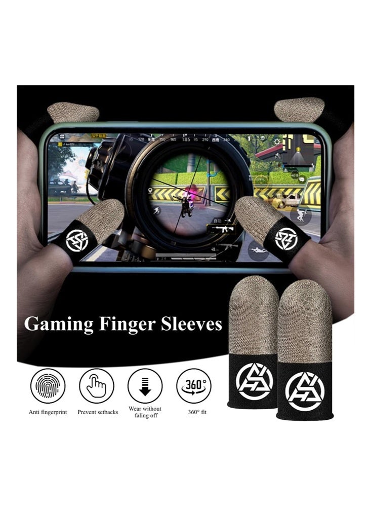 ACEDAYS 2 Pairs Mobile Game Touch Screen Finger Sleeve Super Highly Sensitive Feelers Smooth Operation Sweat Absorbing Odorless Breathable Seamless F Finger Sleeve For Pubg And Much Other Games Play - Image 5