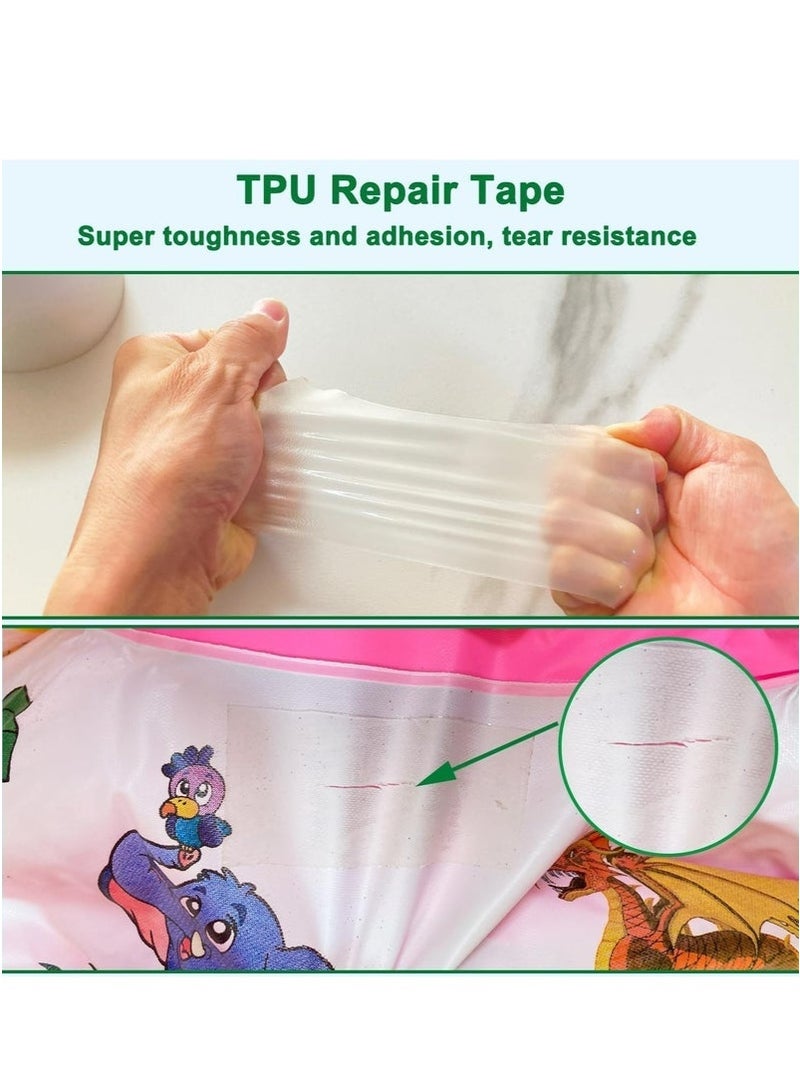 GIFT Self-Adhesive Inflatable Repair Tape, 15CM*1M, Waterproof TPU Patch Kit for Pool, Tent, Tubes, Air Bed  - Image 4
