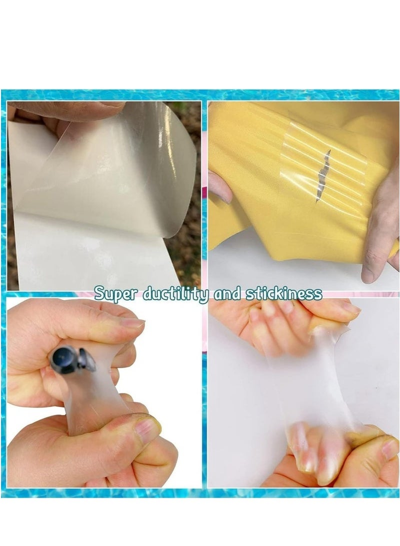 GIFT Self-Adhesive Inflatable Repair Tape, 15CM*1M, Waterproof TPU Patch Kit for Pool, Tent, Tubes, Air Bed  - Image 5