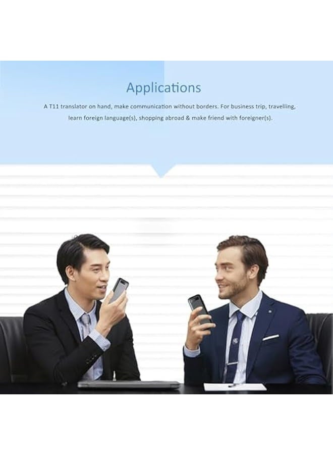 Topleo T11 Portable Language Translator Device Voice Interpreter with 134 Languages Voice Translating 10 Offline Translation Recording Photo Translation for Travel Business Study Use - Image 4