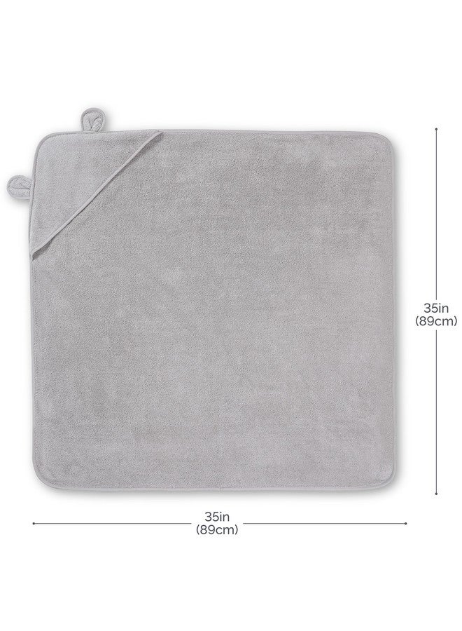 Natemia Premium Hooded Baby Bath Towel - Hooded Baby Towels Made With Organic Cotton From Turkey, Newborn Baby Towel With Hood, Ultra Soft Baby Towels, Hooded Baby Towels Girl, Boy, Baby Essentials - Image 4