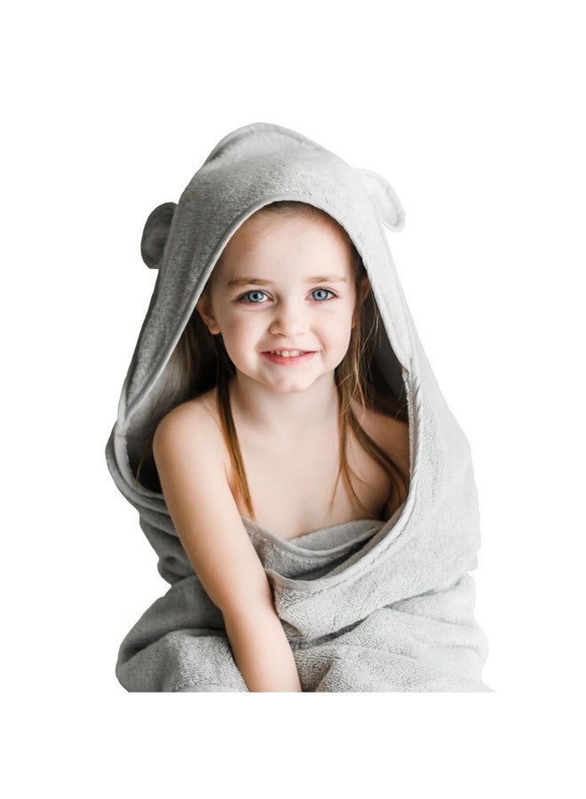 Natemia Premium Hooded Baby Bath Towel - Hooded Baby Towels Made With Organic Cotton From Turkey, Newborn Baby Towel With Hood, Ultra Soft Baby Towels, Hooded Baby Towels Girl, Boy, Baby Essentials - Image 1