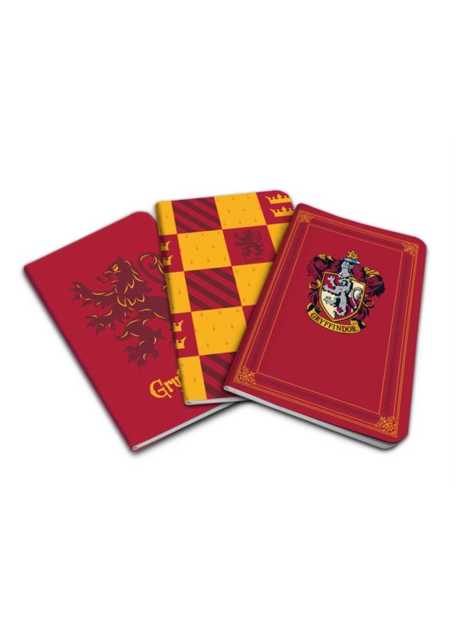 Harry Potter: Gryffindor Pocket Notebook Collection : Set of 3