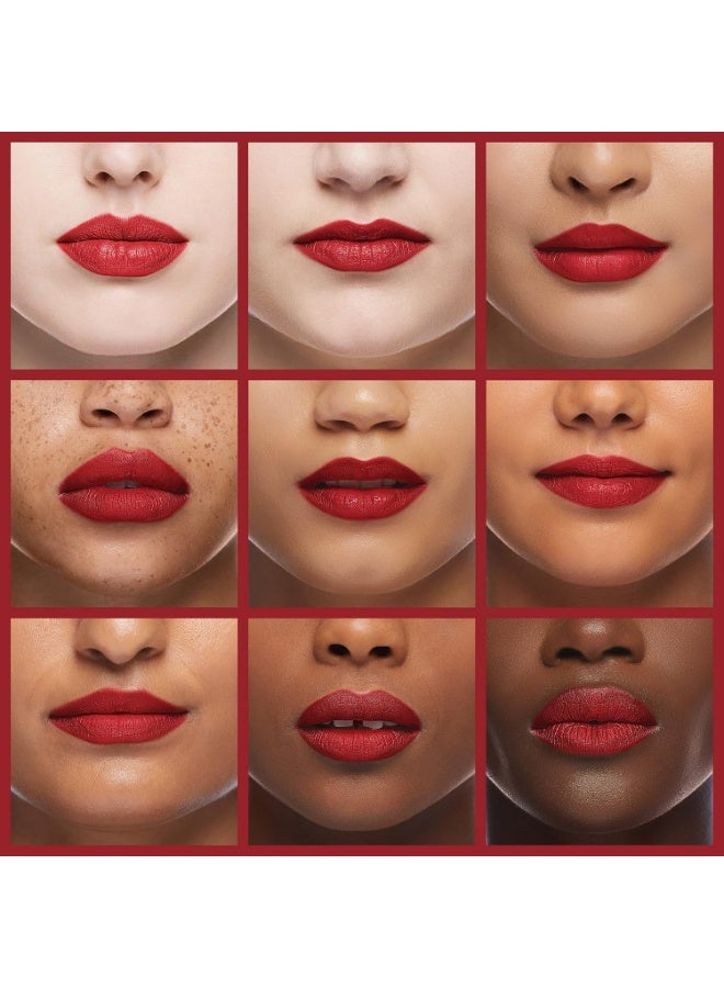 CoverGirl روج كافرغيل إكزيبيشنست ألترا مات، الشيء الحقيقي، 1 قطعة، عبوة من 1، روج، روج أحمر، روج طويل الأمد، روج مات، لا يتشقق أو يتقشر، يزيد من رطوبة الشفاه - Image 4