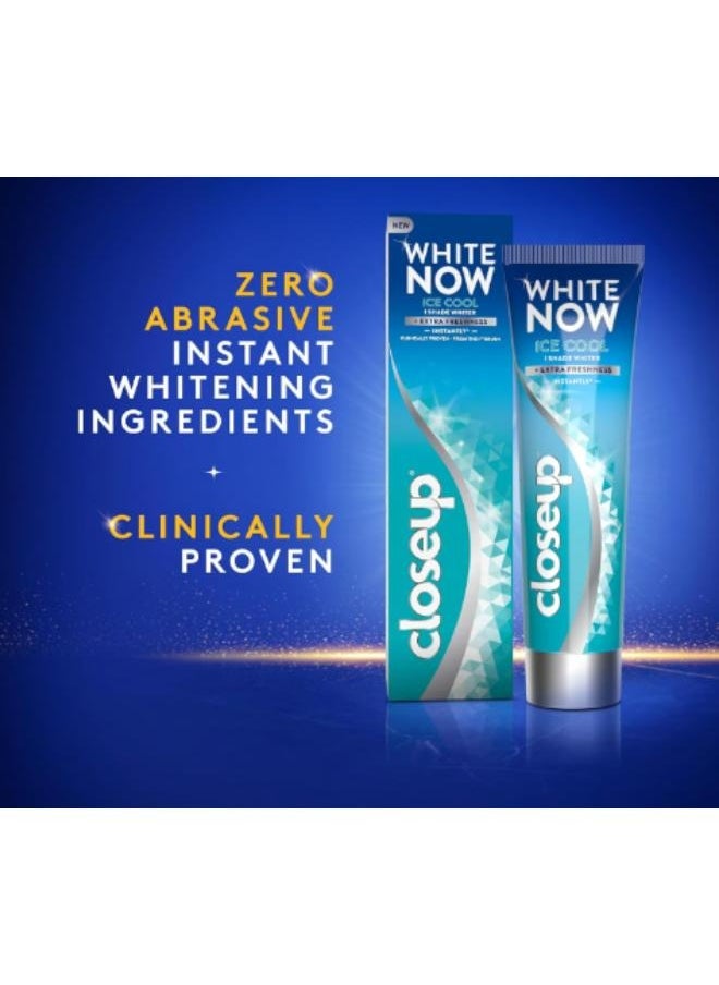 Close Up - Set of 2 White Now Toothpaste (Ice Cool) 2 x 75 ml - Image 1
