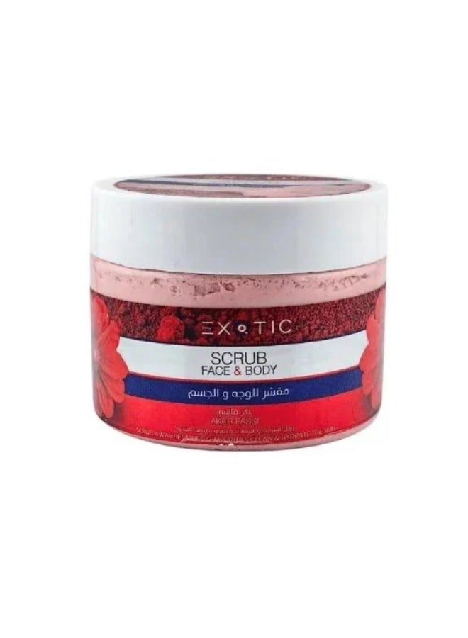Exotic Pure Aker Fassi Face and Body Scrub – 400ml