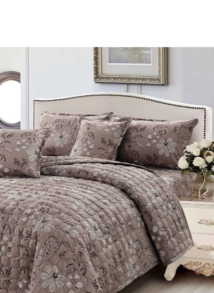 مون طقم لحاف نفرين مفرش مكون من 6 قطع بوليستر 250x230 سم - Image 2