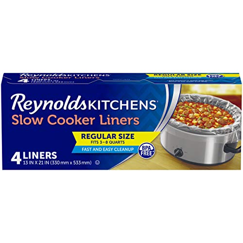Reynolds Kitchens Slow Cooker Liners, Regular (Fits 3-8 Quarts), 4 Count (Pack of 12), 48 Total - Image 1