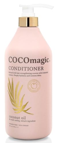 Cocomagic Conditioner with Coconut Oil and Botanical Extracts Deeply Hydrates and Restores Shine ParabenFree Gentle for All Hair Types 32 Oz