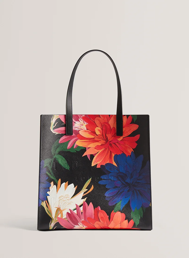 تيد بيكر Printed Dahlia Large Icon Tote