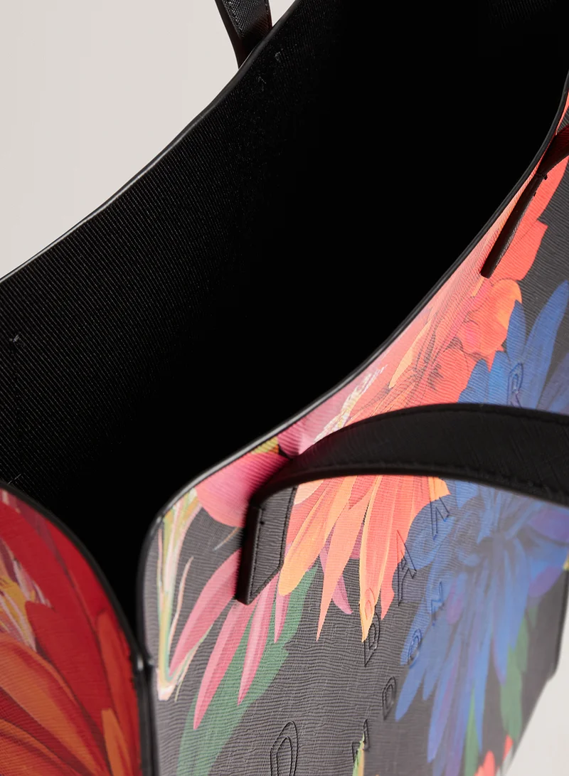 تيد بيكر Printed Dahlia Large Icon Tote