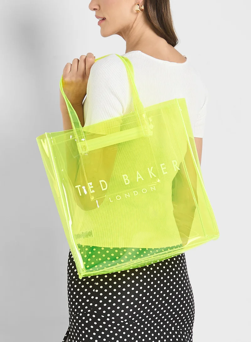 Ted Baker Printed Dahlia Large Icon Tote