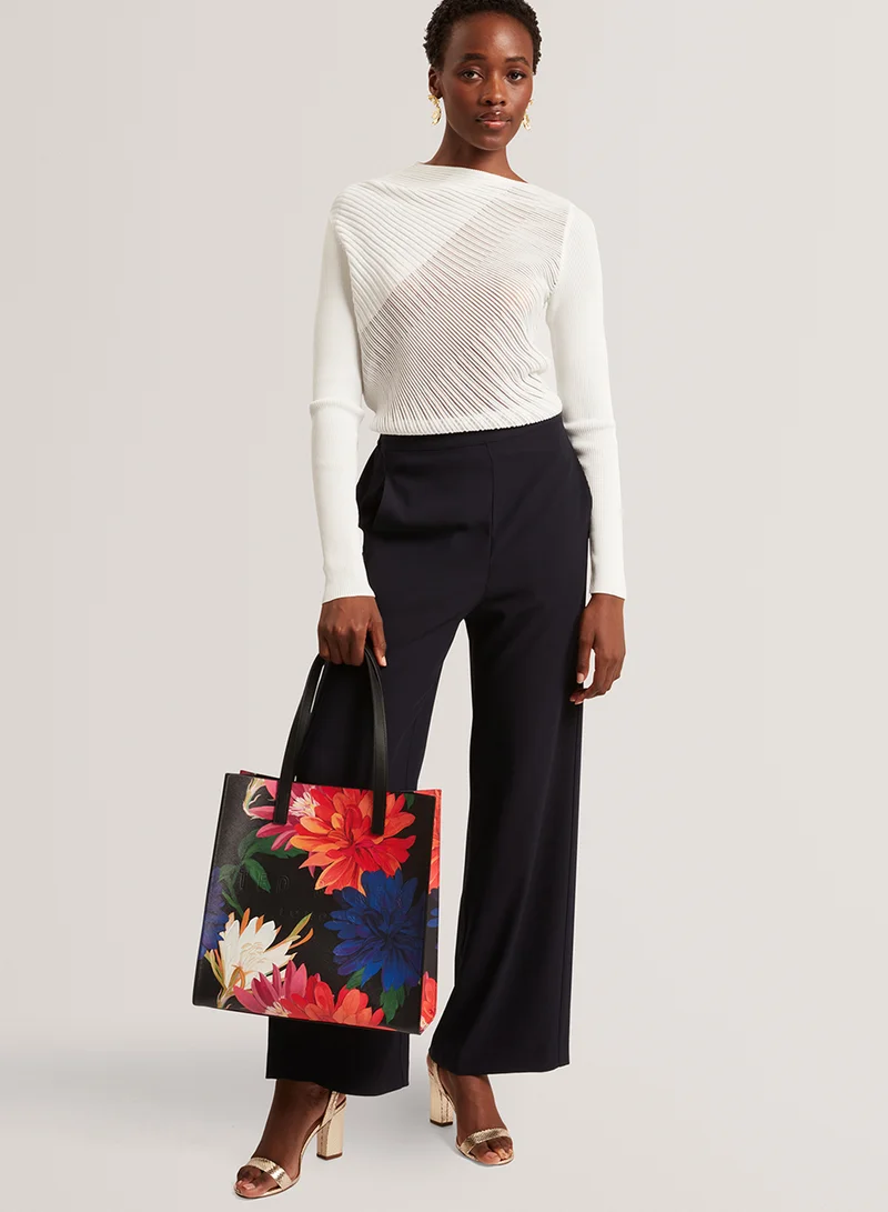 Ted Baker Printed Dahlia Large Icon Tote