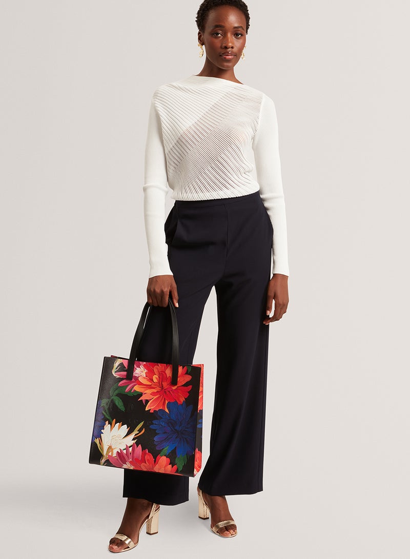 Ted Baker Printed Dahlia Large Icon Tote  - Image 4