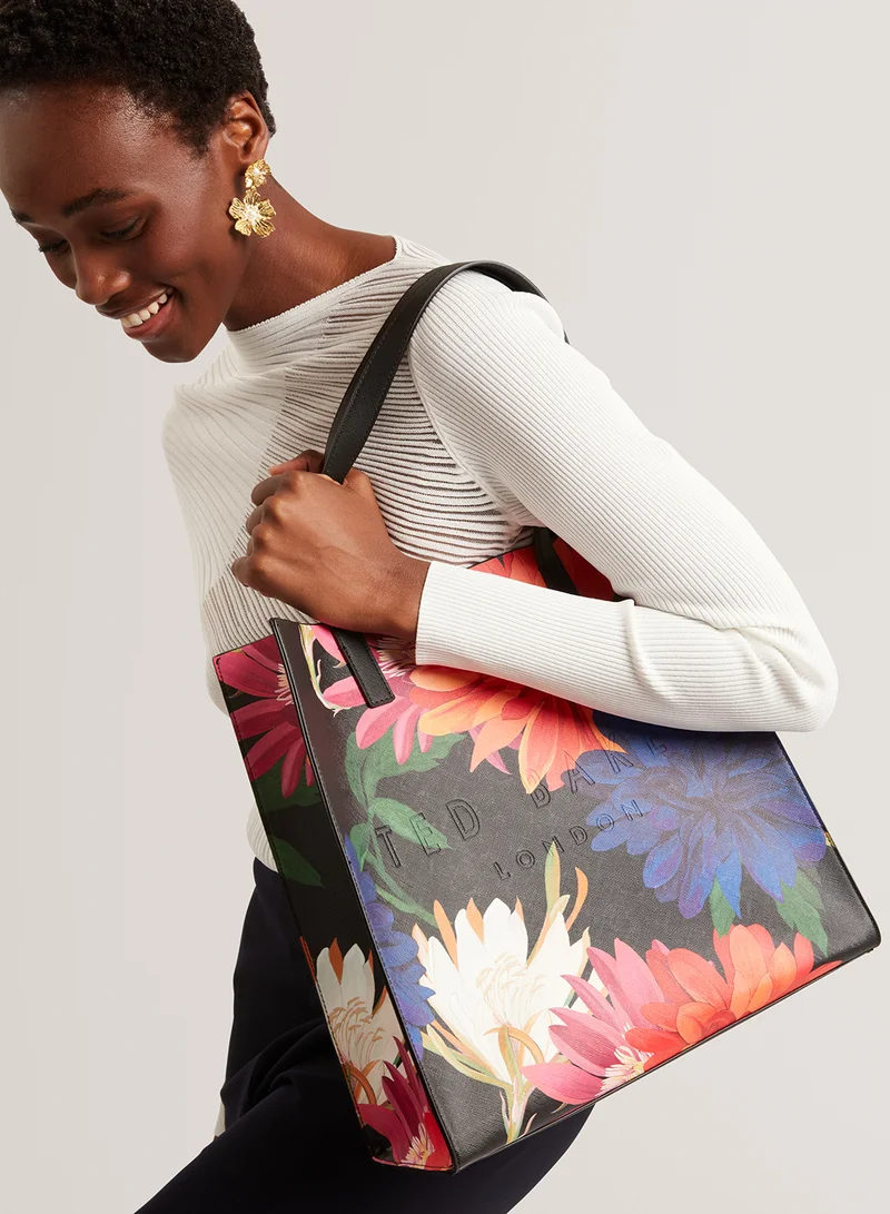Ted Baker Printed Dahlia Large Icon Tote