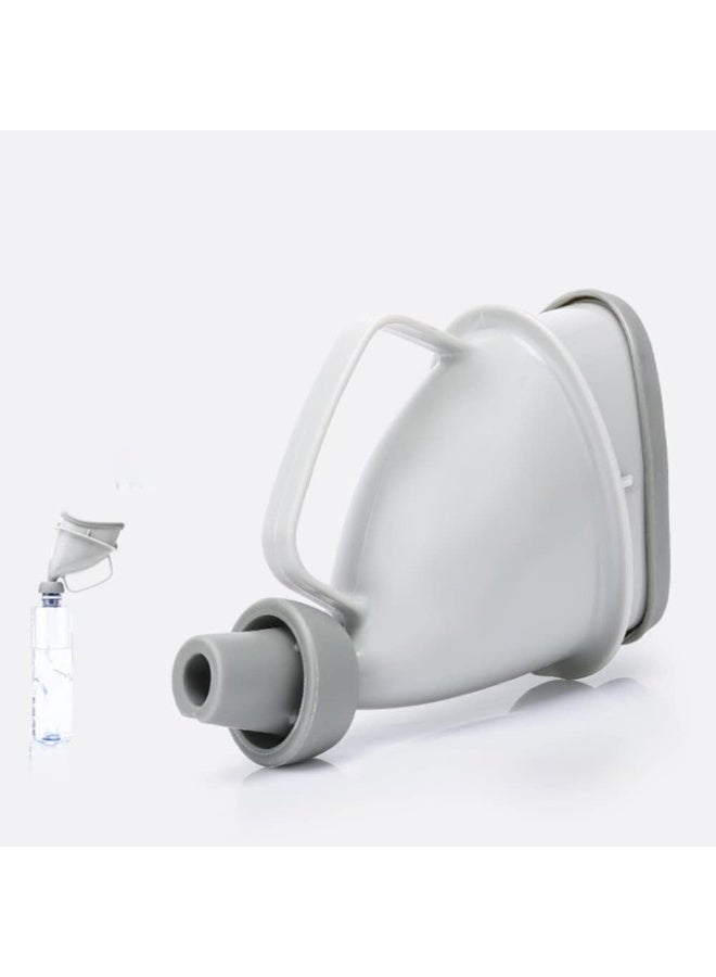 قنية سفر محمولة للرجال والنساء، زجاجة قضاء حاجات طارئة للسيارة والاستخدام الخارجي سهلة التنظيف، مناسبة للرجال والنساء وكبار السن والأطفال للسفر والتخييم والقيادة - Image 1