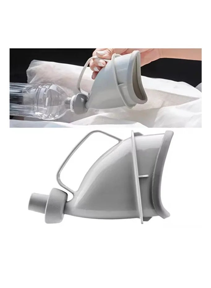 قنية سفر محمولة للرجال والنساء، زجاجة قضاء حاجات طارئة للسيارة والاستخدام الخارجي سهلة التنظيف، مناسبة للرجال والنساء وكبار السن والأطفال للسفر والتخييم والقيادة - Image 2