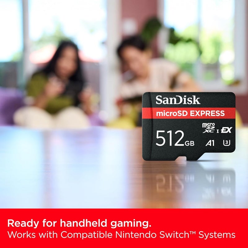 sandisk microSD Express Memory Card 512 GB (5.3K, 4K UHD & RAW Image Recording, Read up to 880 MB/s & Write up to 650 MB/s, RescuePRO Deluxe) - Image 2