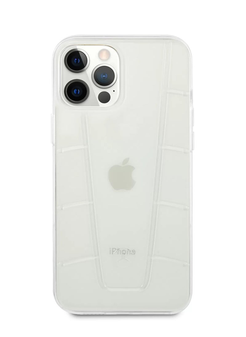 Mercedes-Benz - iPhone 12 / 12 Pro 6.1inch Transparent Design with Embossed Detailing / Shock Absorption / Officially Licensed / Slim and Lightweight- Clear - Image 1