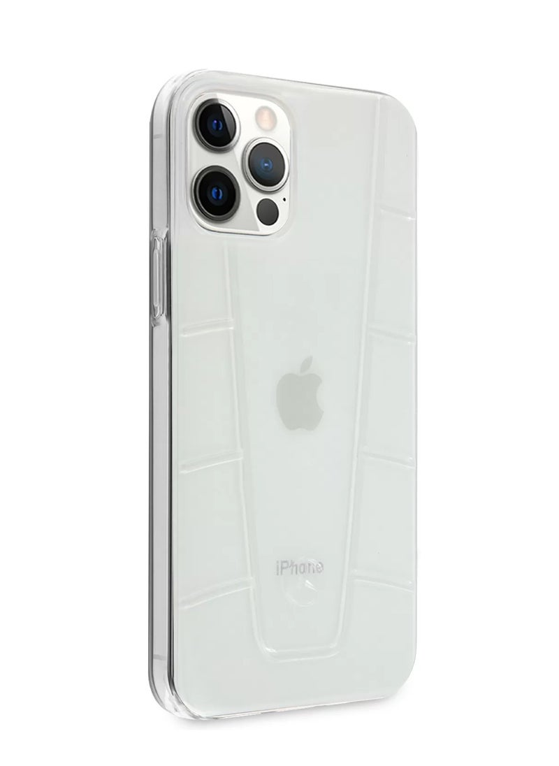 Mercedes-Benz - iPhone 12 / 12 Pro 6.1inch Transparent Design with Embossed Detailing / Shock Absorption / Officially Licensed / Slim and Lightweight- Clear - Image 1