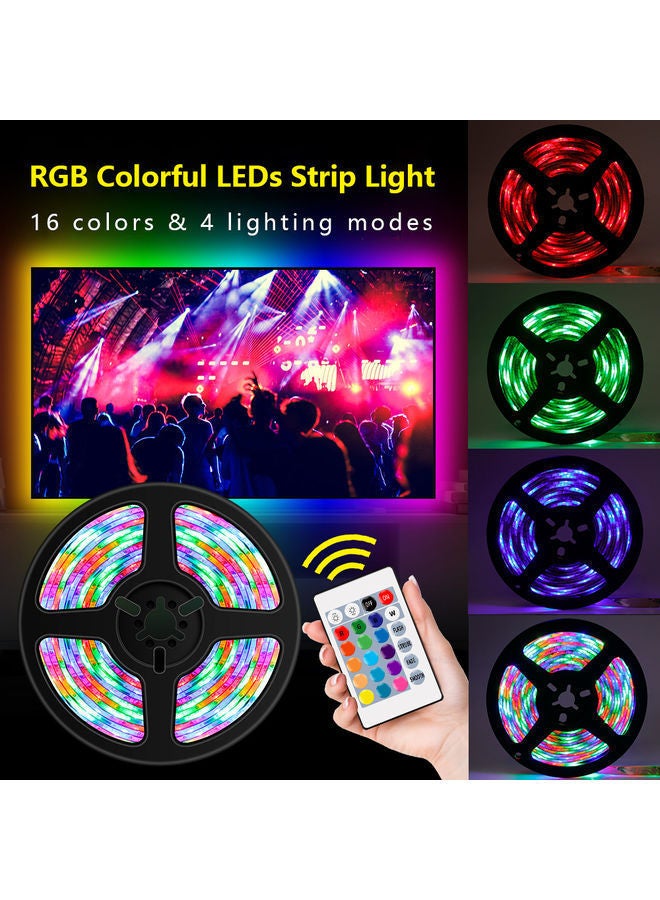 NIBEMINENT RGB LED Strip Light With IR Remote Control Multicolour - Image 5
