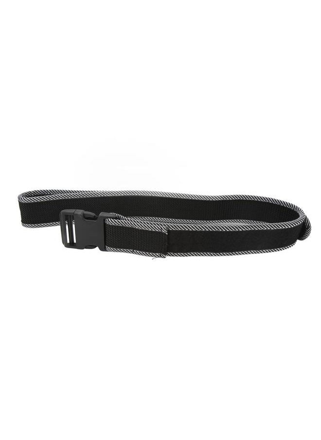 Thoraya - Electrician's Belt Multi Function Tool Belt for Electrical Technician Tool Pouch Adjustable Thickened Nylon Waist Belt Black with White Stripe Edging - Image 1