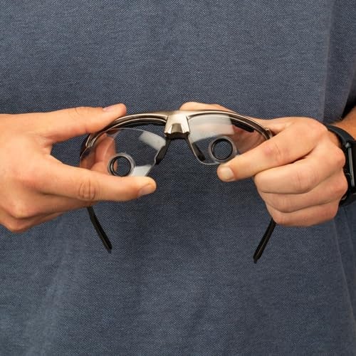 Practicon TTL Easy Size 2.5X Loupes Kit, Measure and Size Through The Lens Loupes, Silver Frame - Image 3