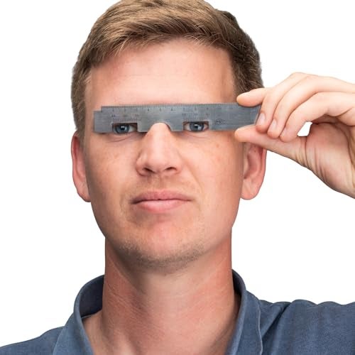 Practicon TTL Easy Size 2.5X Loupes Kit, Measure and Size Through The Lens Loupes, Silver Frame - Image 2
