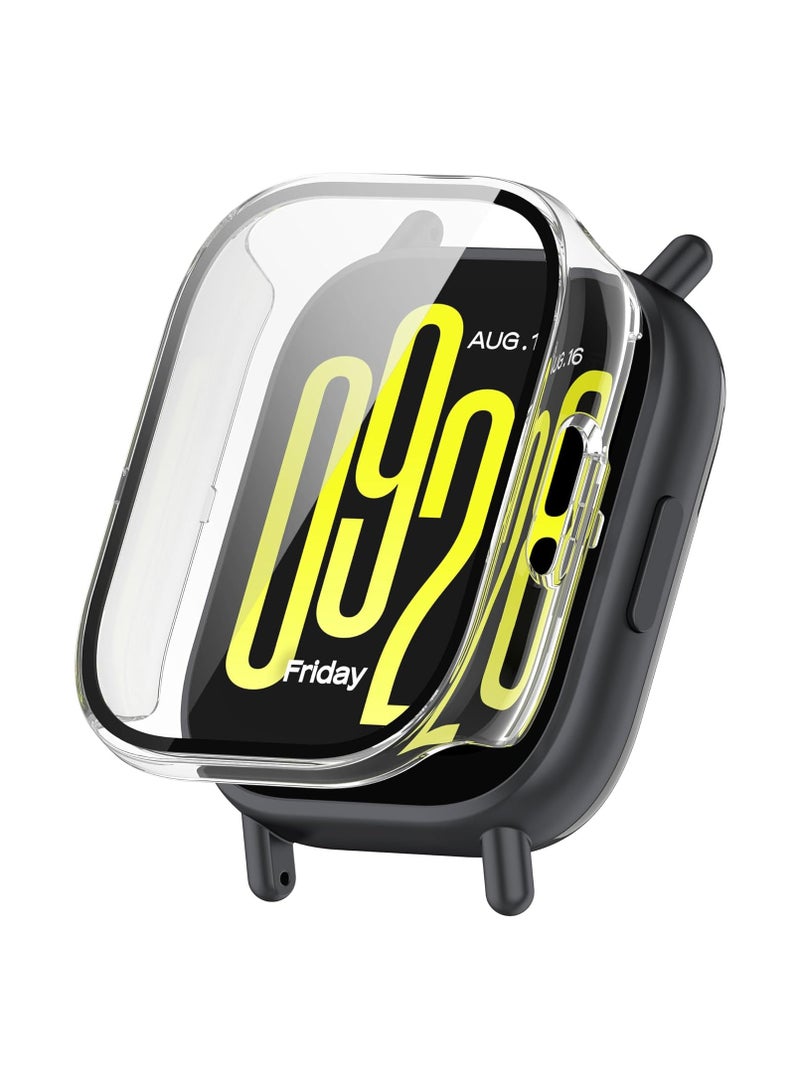Case Compatible with Redmi Watch 5 Lite,All-Round Shockproof Hard PC Protective Case with Screen Protector,Clear - Image 1