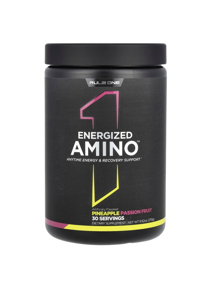 Energized Amino, Pineapple Passion Fruit, 9.52 oz (270 g)