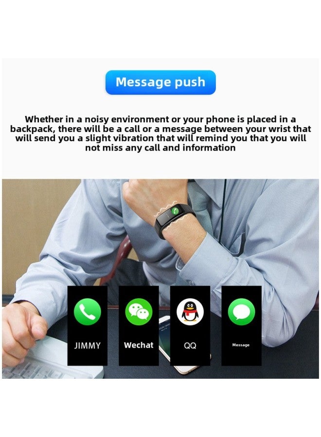 Smart Bracelet C1s Blood Pressure Heart Rate Waterproof Color Screen Bluetooth Pedometer Sports Bracelet Watch Direct Sale-Colour:Purple - Image 4