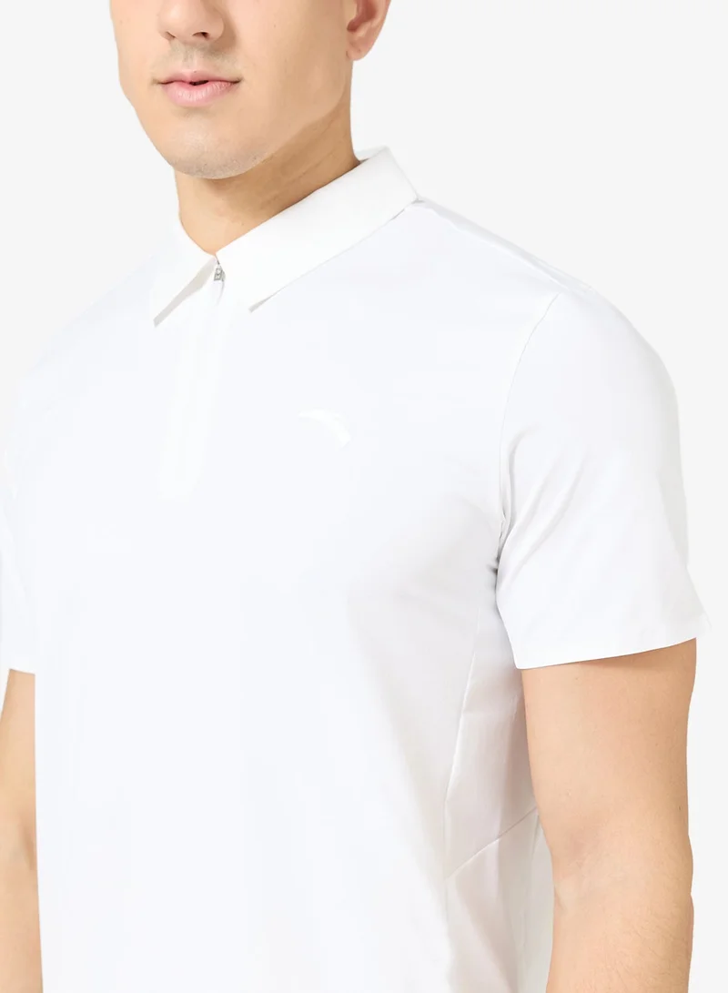 Anta White Quick-Dry Polo | Men’s Cooling Business Performance Shirt/Quick-Dry Comfort · Soft Touch · Business-to-Sport Versatility for Men | Best Price UAE