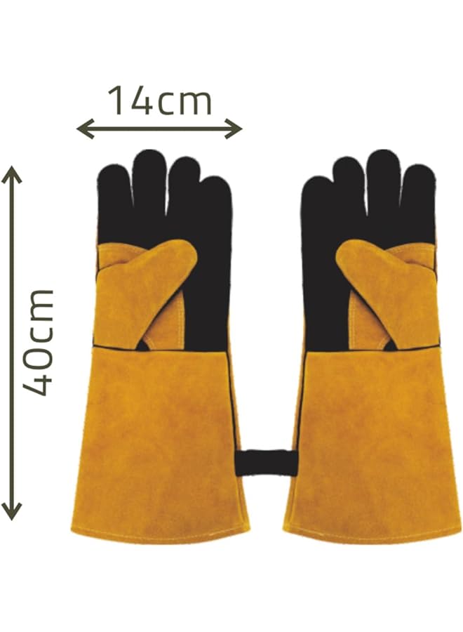 AL SANIDI Hand Gloves Camping Gloves Yellow Size 40 * 14 Cm - Image 4