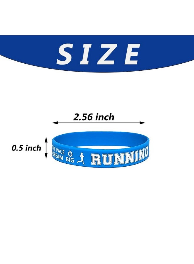 كوبا بلاي مجموعة CupaPlay من 24 قطعة من أساور المعصم السيليكونية التحفيزية للجري، أساور مطاطية مخصصة، جوائز رياضية لسباق الماراثون عبر البلاد، هدايا الحفلات، لوازم الزينة، حقيبة هدايا أعياد الميلاد، الكرنفالات/الفعاليات - Image 3