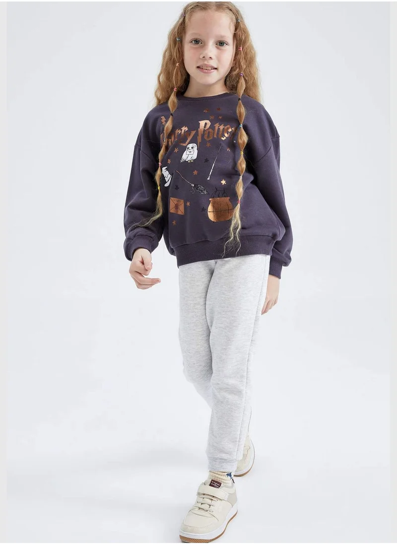 DeFacto Girl Harry Potter Licenced Long Sleeve Knitted Sweatshirt