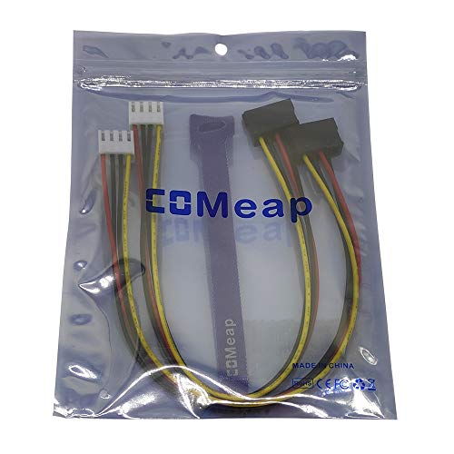 COMeap SATA Power Cable for Hikvision Video Recorder, 4 Pin to SATA Hard Drive HDD Power Adapter 13-in(33cm) (2-Pack) - Image 5