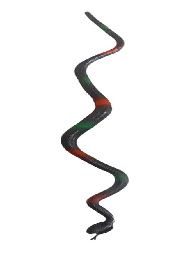 ZOKCY® (Pack of 8 Pcs) Multicolor Rubber Snake (Saap) Prank Toy for Kids/Multicolor Rubber Snakes Prank Toys/Magic Shows Toy for Kids/Fake Snake Toys for Garden Props to Scare - Image 4