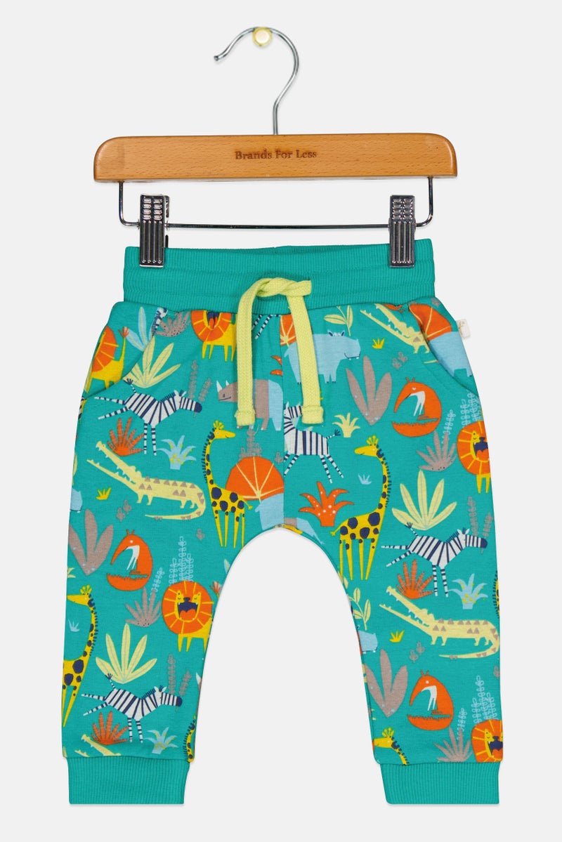 Hamleys Toddlers Boy Graphic Print Jogger Pants, Multicolor - Image 2