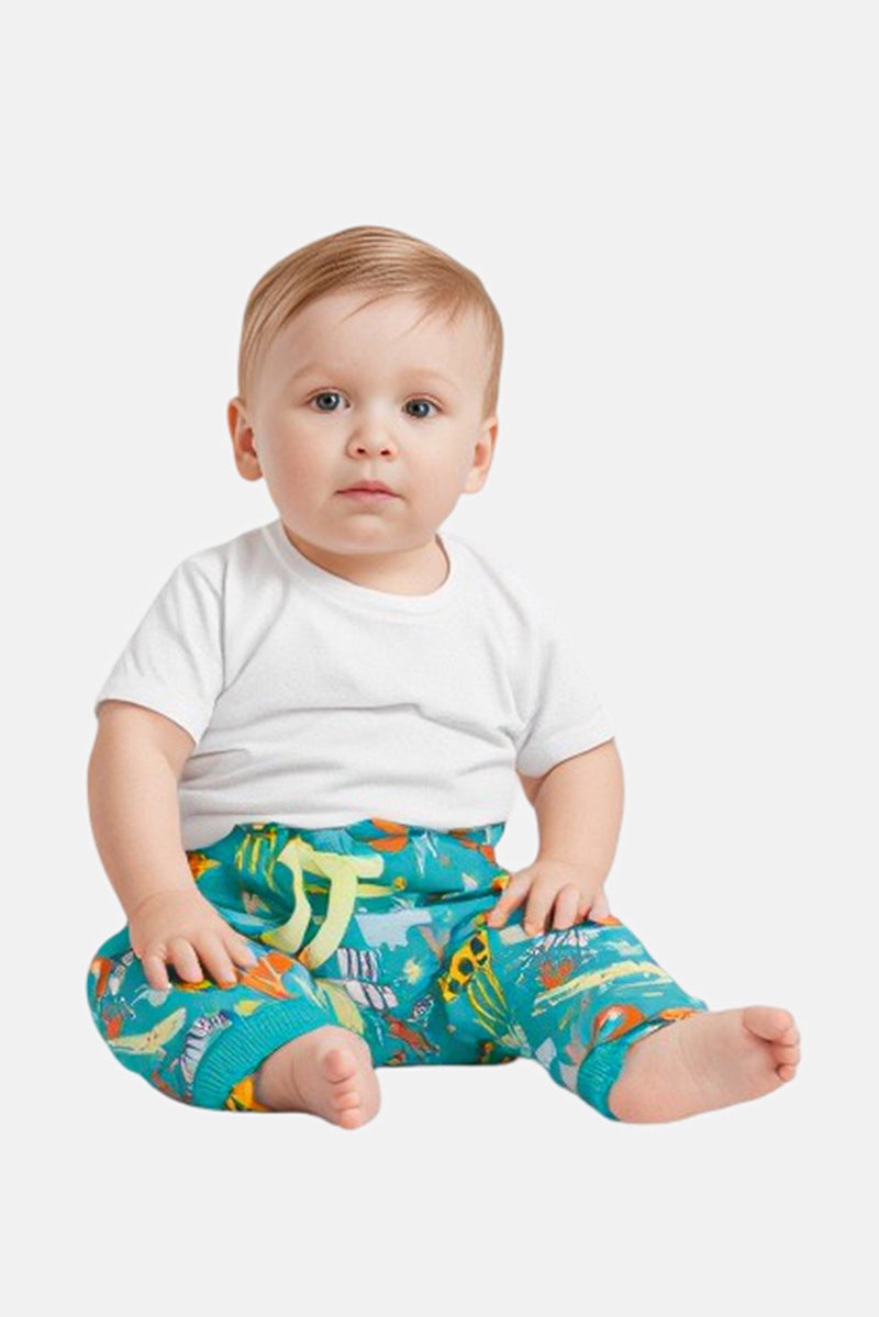 Hamleys Toddlers Boy Graphic Print Jogger Pants, Multicolor - Image 1