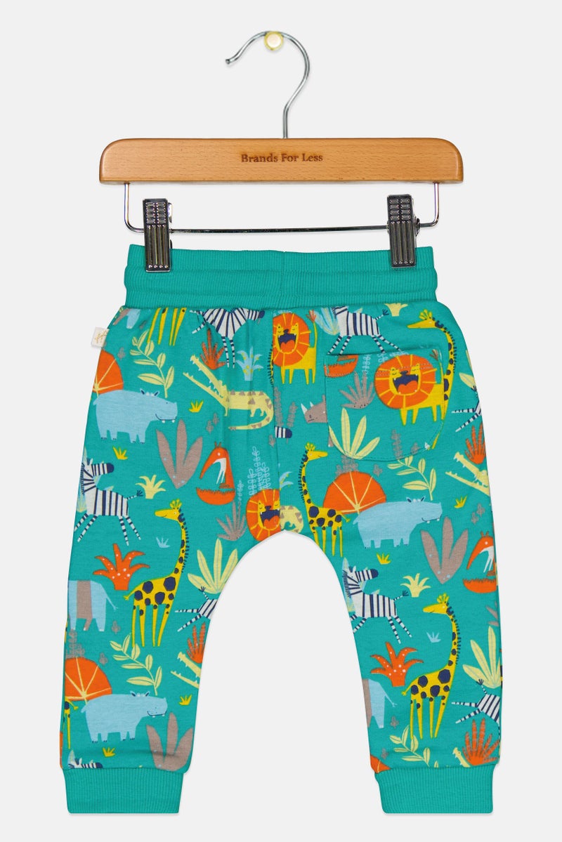 Hamleys Toddlers Boy Graphic Print Jogger Pants, Multicolor - Image 3