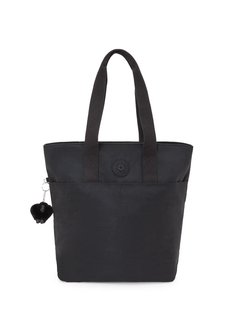 Kipling Hanifa Large Tote With Laptop Compartment Black Noir